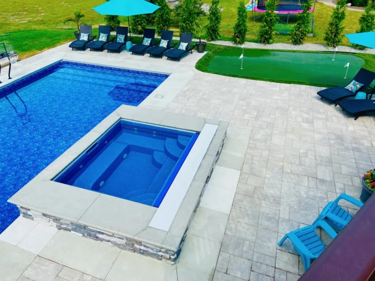 South Lyon DC Inground Swimming pool putting area10