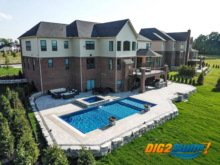 Backyard_Swimming_Pool_and_Spa_Northville_Project - Dig2Swim