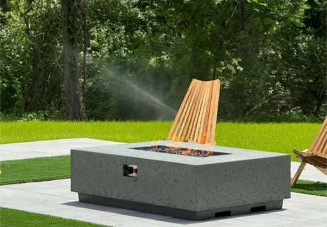 Modern_Backyard Fireplace - Dig2Swim Brighton1